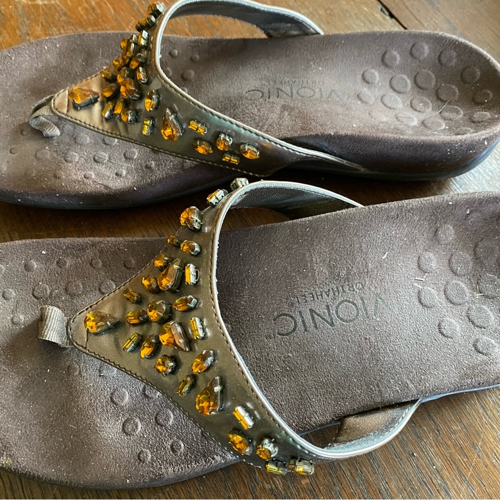 Jeweled Vionic sandals